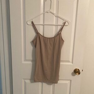 Planet Gold Women's Tan Tank Top